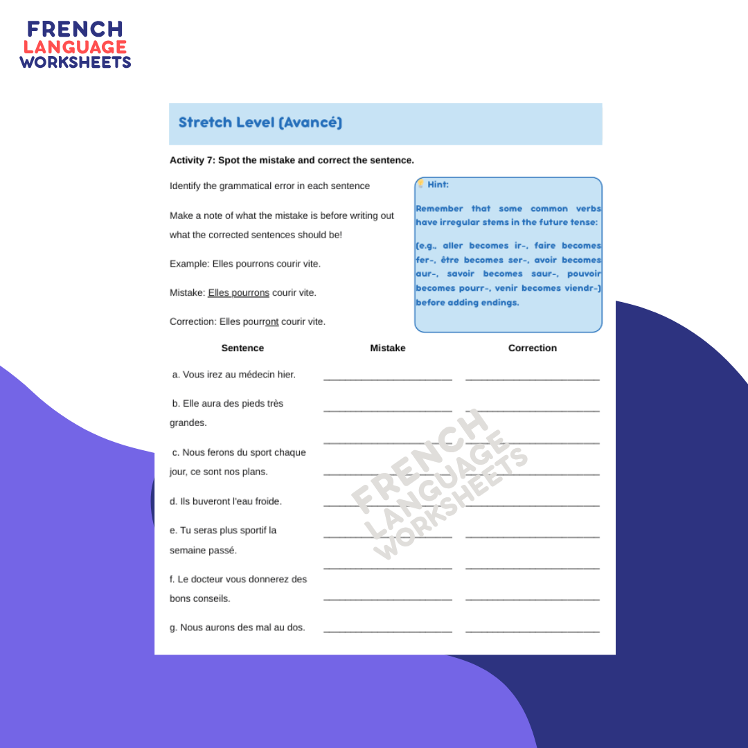 Comment rester en bonne santé? GCSE French Worksheet (AQA Theme 1)