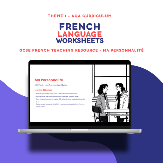 Ma Personnalité – Teaching Resource (AQA Theme 1)
