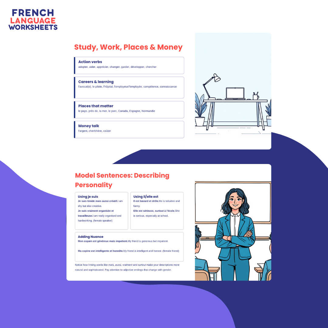 Ma Personnalité – Teaching Resource (AQA Theme 1)